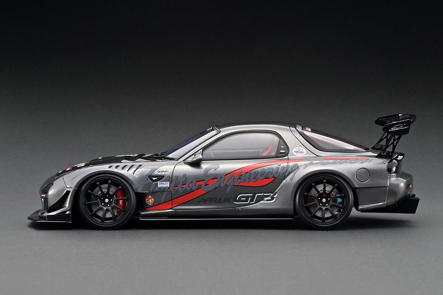 イグニッションモデル : IG2960 1/18 FEED Afflux GT3（FD3S）Gun Metallic : ignition modelの画像3