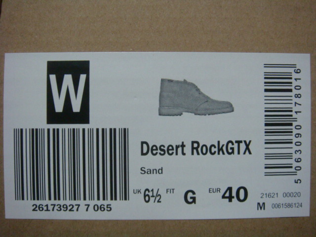 CLARKS ORIGINALS × BEAMS 「Desert Rock GTX」 サンド UK6.5 新品未使用 クラークス オリジナルス,ビームス,Desert Boot,デザートブーツ_画像10