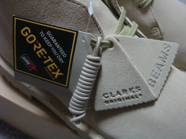 CLARKS ORIGINALS × BEAMS 「Desert Rock GTX」 サンド UK6.5 新品未使用 クラークス オリジナルス,ビームス,Desert Boot,デザートブーツの画像8