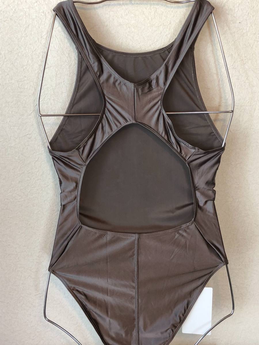 * postage 390 jpy AMORESY Gaea Leotard cosplay race queen .. swimsuit contest Dance rhythmic sports gymnastics fancy dress costume 006(BROWN)XXXL