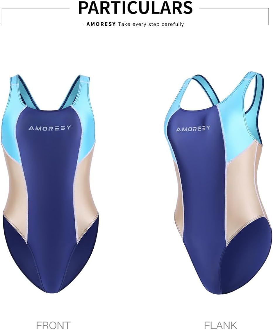 ・送料390円 AMORESY レオタード レースクイーン競泳水着 競技ダンス新体操仮装 コスチューム 061(NAVY BLUE)ＸＸＬ_画像5