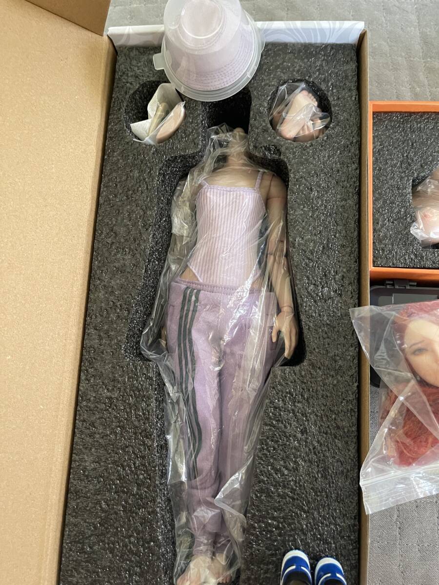 WorldBox head * костюм * грудь замена детали есть AT203 бледный ( белый .) 1/6 Girl Body 1/6 фигурка кукла женщина TBLeague Phicen
