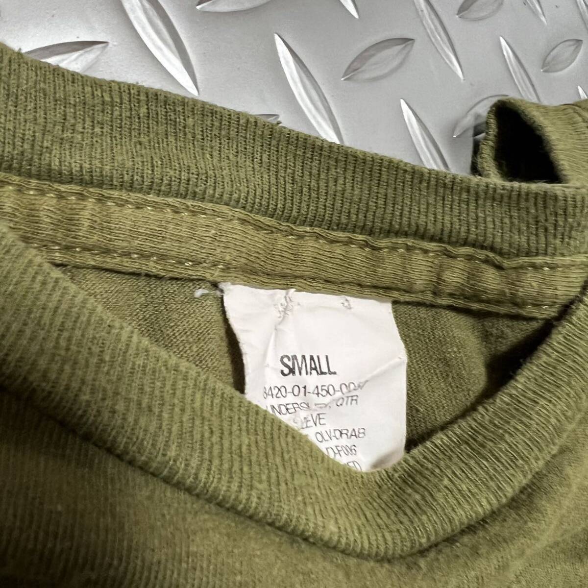 米軍放出品 Tシャツ USMC サバゲー ランニング スポーツ  吸収性抜群 OD SMALL (INV J#02)の画像5