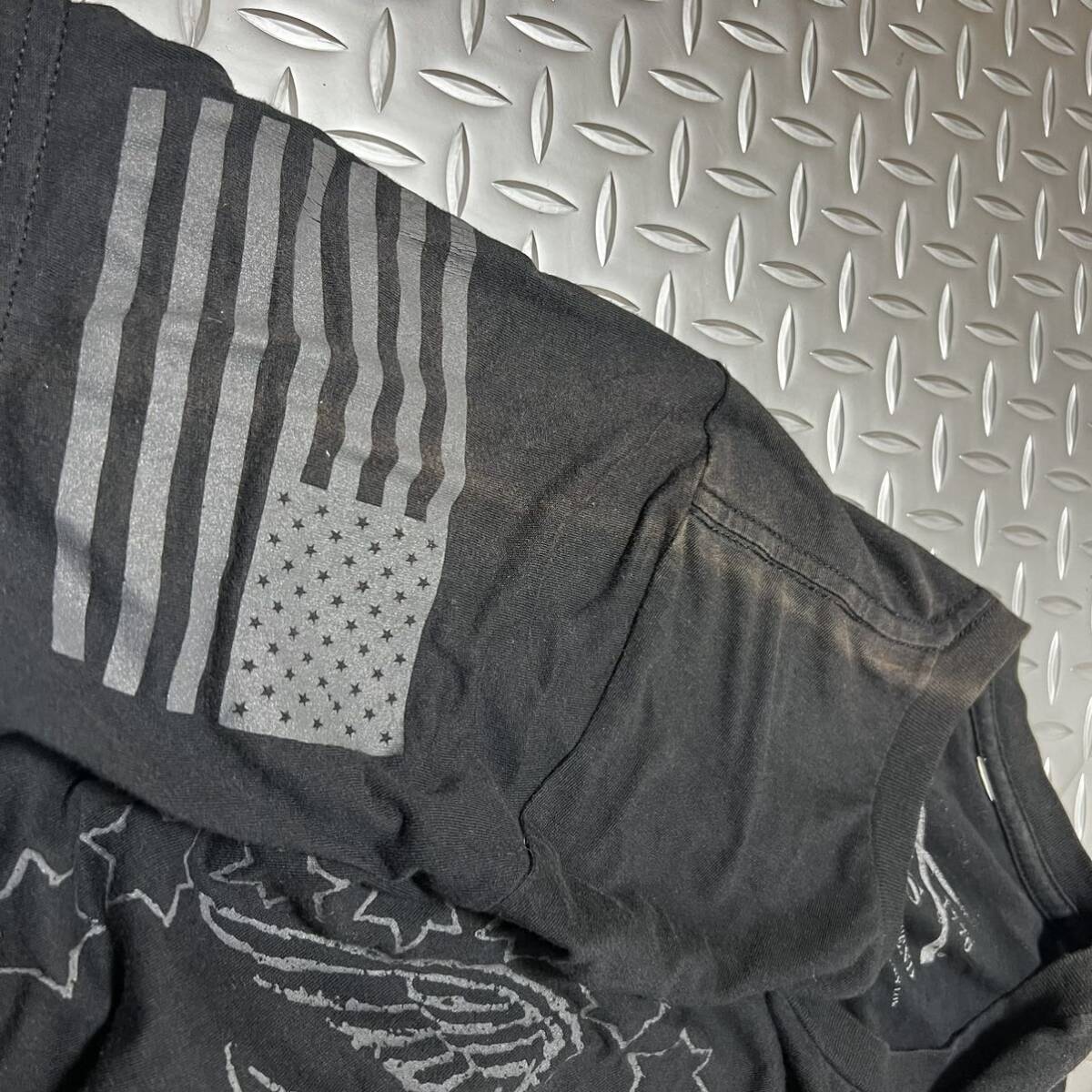 米軍放出品 Tシャツ  USMC 半袖Tシャツ 1775 MARINE おしゃれBLACK (INV J#10)の画像5