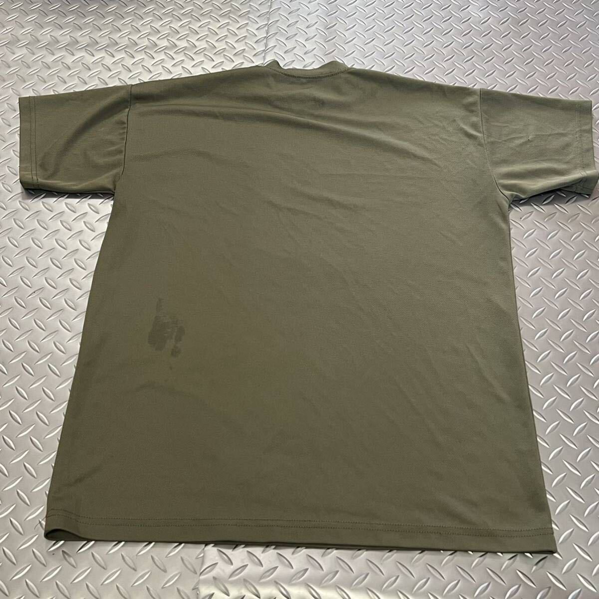 米軍放出品 海兵隊　Tシャツ　DRI DUKE サバゲー　ランニング　OD MEDIUM (INV U44)_画像2