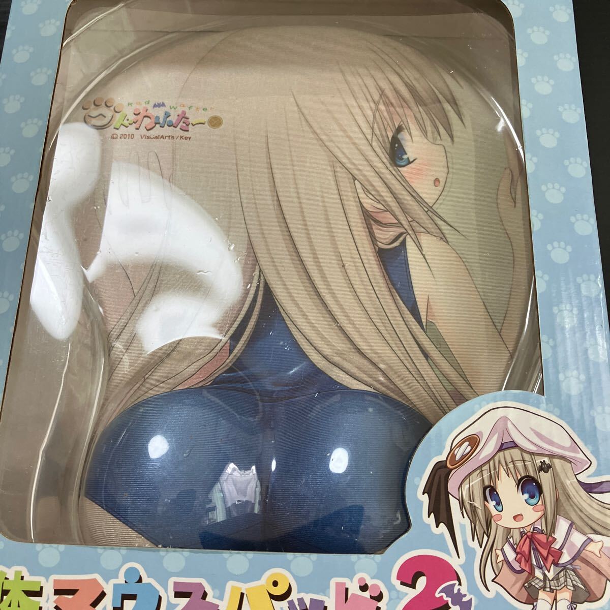 クドわふたー 立体マウスパッド2 kud wafter SK JAPAN 能美クドリャフカ アミューズメント専用景品 スクール水着・未開封_画像3