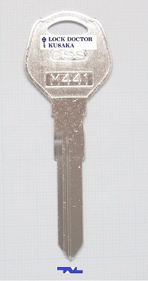 M441 ブランクキー 合鍵材料 ヤマハ 1本単位 YZR125,MT-03,MT-25等の画像1