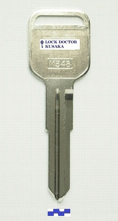 M348 ブランクキー　合鍵材料　いすゞ　三菱　1本単位_画像1