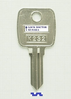 K232 ブランクキー　合鍵材料　 ROVER 1本単位 MG MINI GAS CAP_画像1