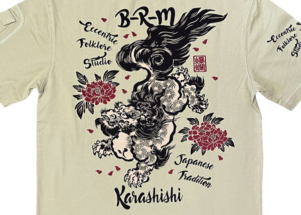 爆烈爛漫娘　半袖Tシャツ 　BEIGE　40サイズ　試作品　ちょっと難あり　RMT-320_画像4