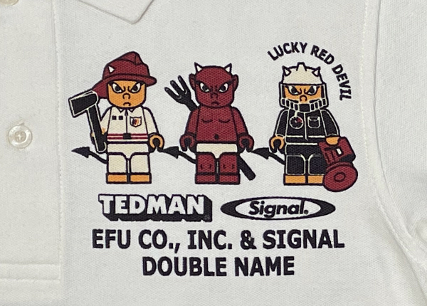 TEDMAN　ポロシャツ　OFF-WHITE　Sサイズ　試作品　TSPS-122_画像3