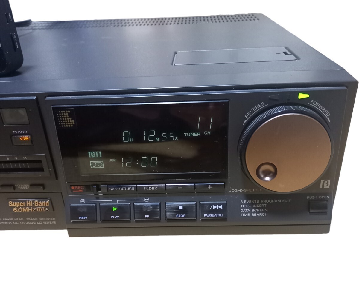 希少 動作品 SONY ソニー スーパーハイバンドベータ BETA Hi-Fi ベータビデオデッキ 　　　　SL-HF3000 オーディオ機器_画像4