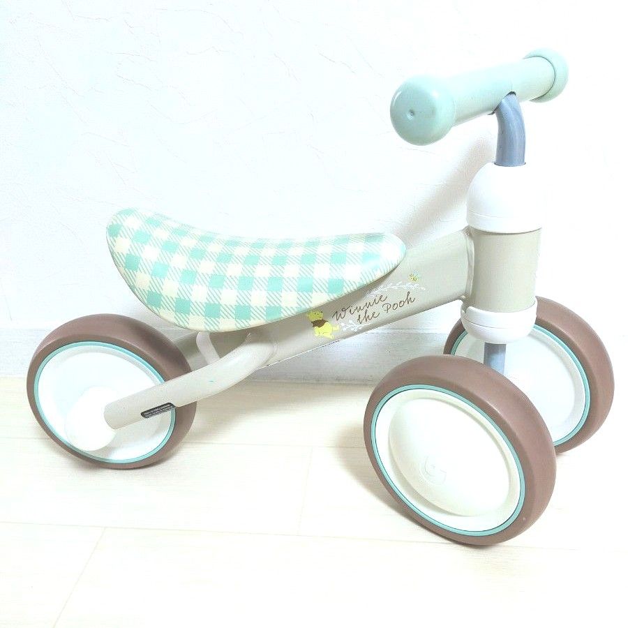 【美品】D-bike mini+ Disney  the pooh　Dバイク　ミニプラス　ディズニー プー 三輪車