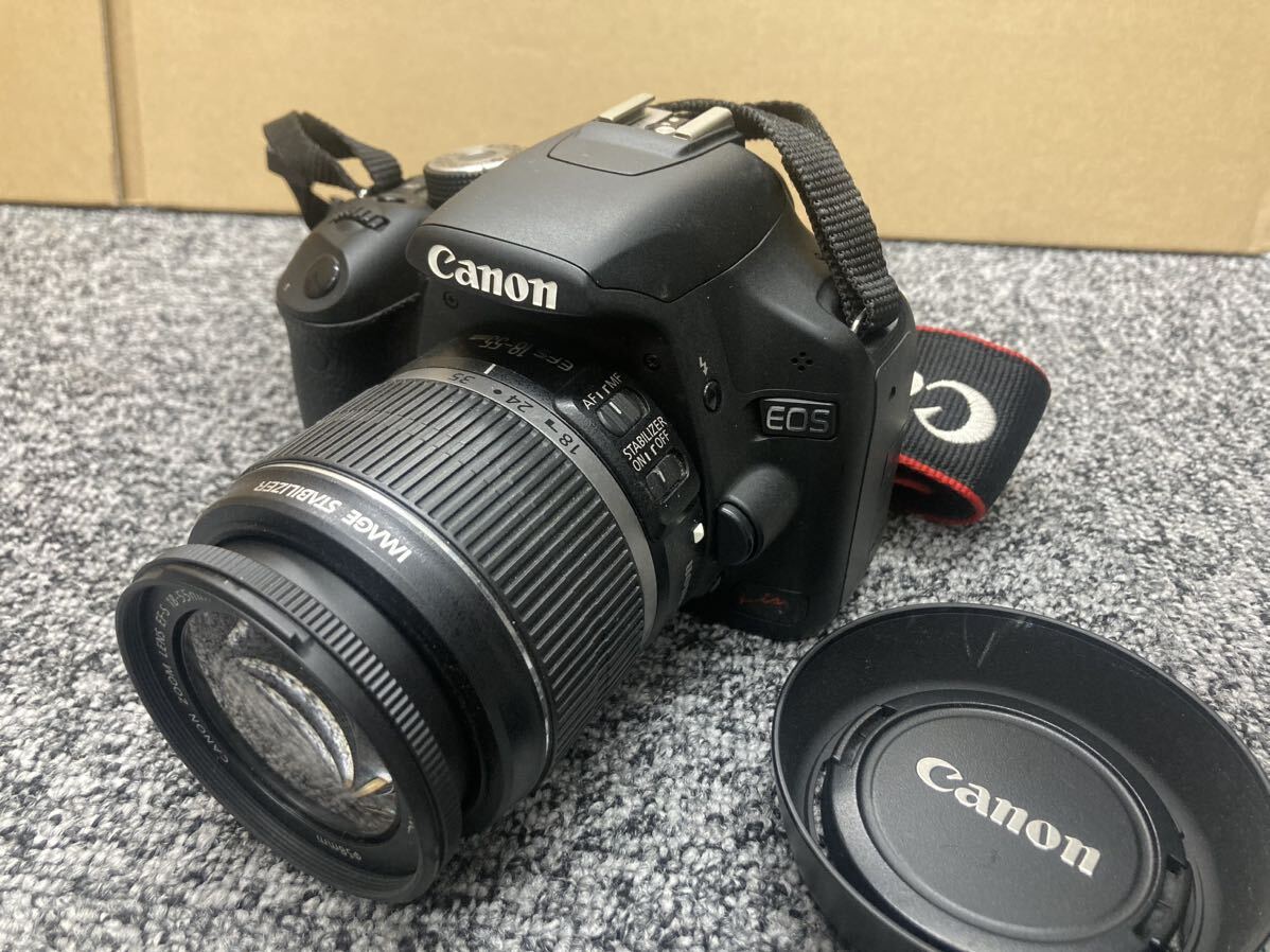 ③デジタル一眼レフカメラ Canon キャノン EOS Kiss X3 DS126231 レンズ EF-S 18-55mm 1:3.5-5.6 IS デジタルカメラ キヤノンの画像1