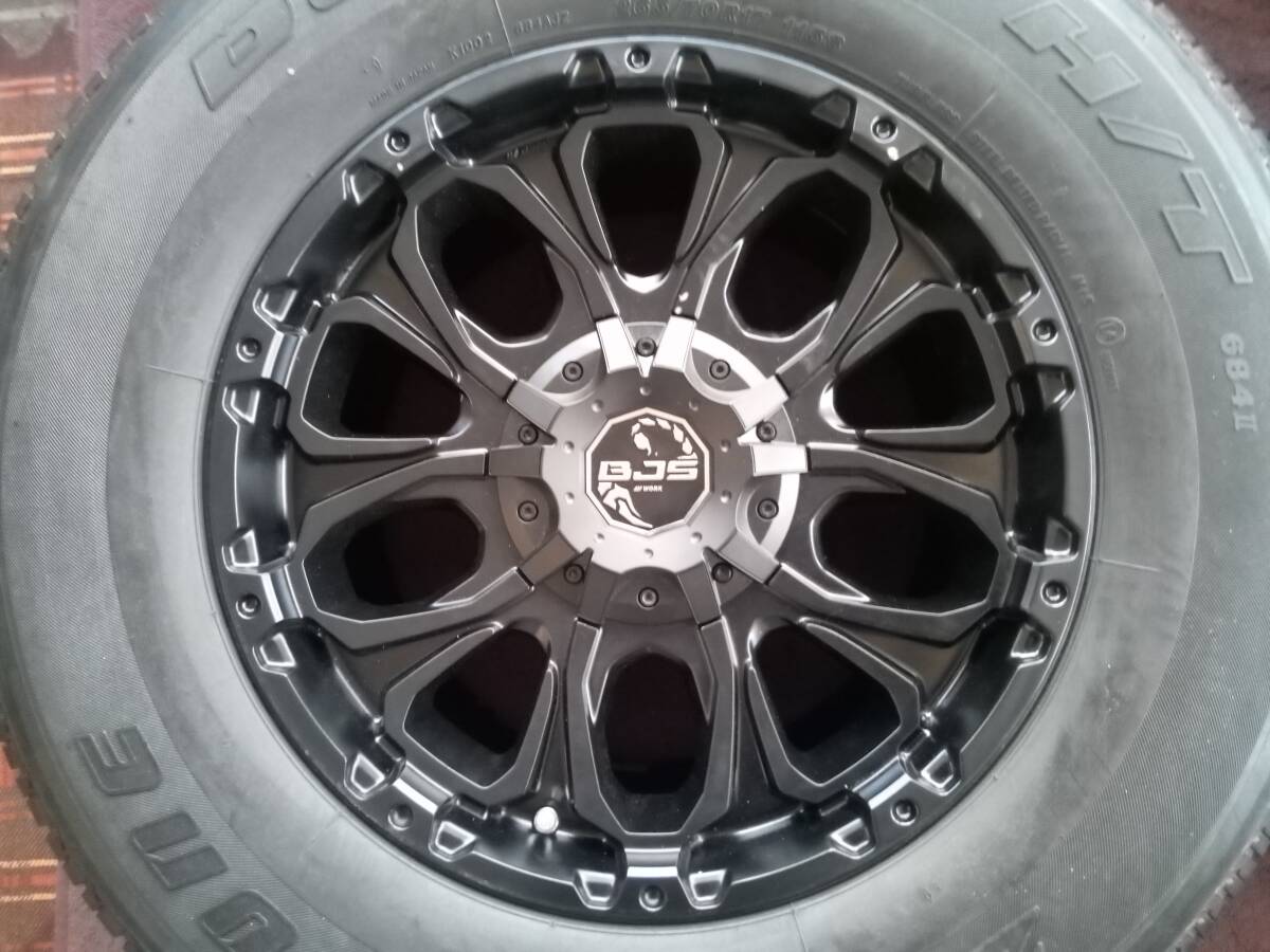 WORK CRAG BJS 8jー17 ET20 139.7/6H ブリヂストン　デューラー　265/70r17 プラド、FJクルーザー等に！_4本目