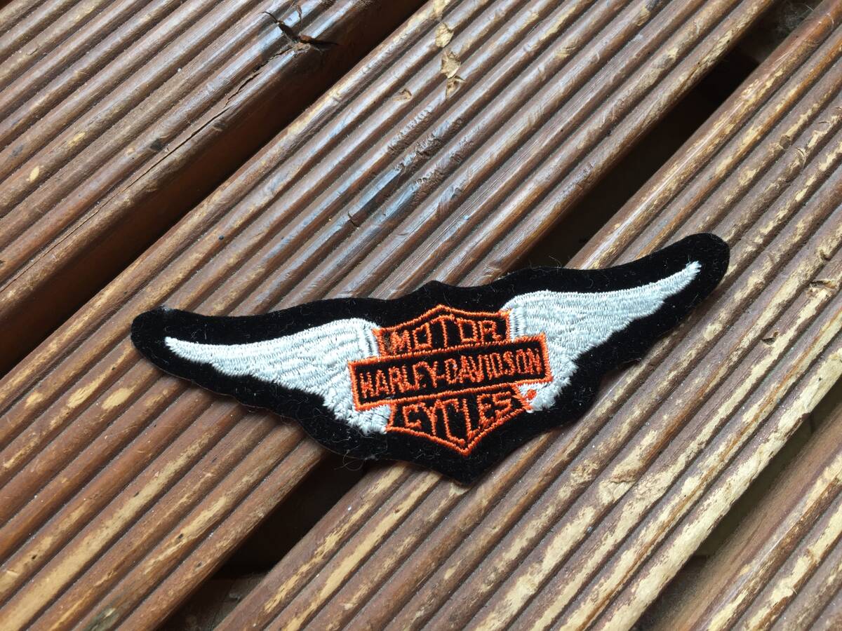 【80's Harley-Davidson ワッペン】ビンテージ ハーレー_画像1