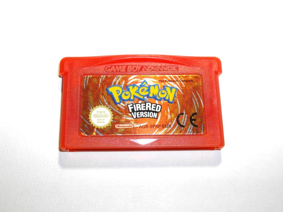 海外版　正規品　GBA ポケットモンスター　ファイアレッド　欧州版　ポケモン　ゲームボーイアドバンス　POKEMON FIRERED_画像1