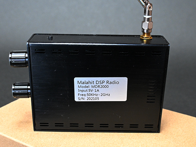 DSPラジオ■MDR2000 Malahit（マラカイト）DSP SDR受信機 レシーバー■50KHz~2GHz FM AM LSB USB(CW)_画像4