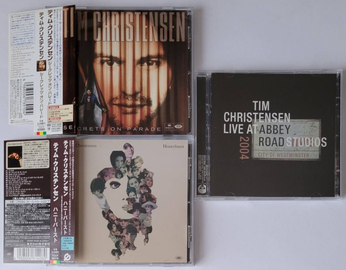TIM CHRISTENSEN CD3枚 SECRETS ON PARADE HONEYBURST LIVE AT ABBEY ROAD STUDIOS 2004 ティム・クリステンセン DIZZY MIZZ LIZZY ライヴの画像1