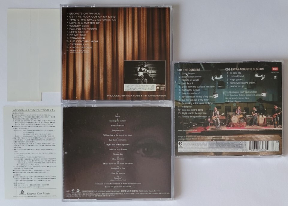 TIM CHRISTENSEN CD3枚 SECRETS ON PARADE HONEYBURST LIVE AT ABBEY ROAD STUDIOS 2004 ティム・クリステンセン DIZZY MIZZ LIZZY ライヴの画像2
