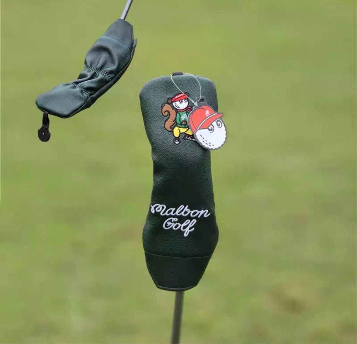 【新製品大人気4点セット】リスMalbon Golfマルボンゴルフクラブカバー濃い緑