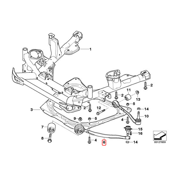 BMW Xシリーズ X5/E53 4.6is 4.8is フロント プルストラットアーム/スラストロッド 左右 31126769717 31121096169 31126769718 31121096170_画像2