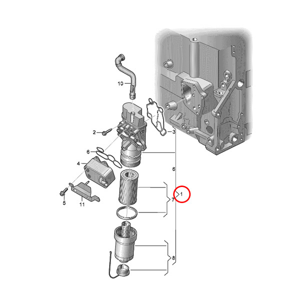 VW フォルクスワーゲン JETTA ジェッタ 1K PASSAT パサート 3C エンジンオイルエレメント ハウジングケース 06F115397H_画像2