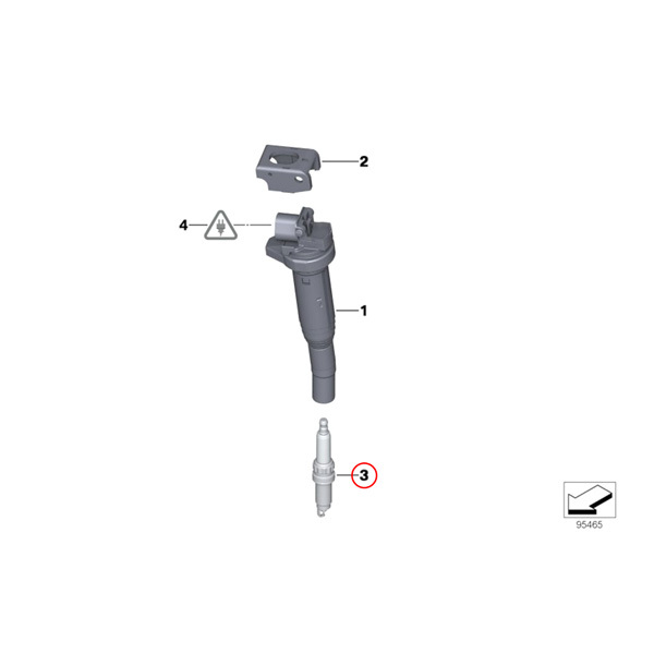 純正OEM BOSCH BMW E87 E63 130i 630i Double PLATINUM スパークプラグ/点火プラグN52 12122158253 12120032138 12120035915 12120032137_画像2