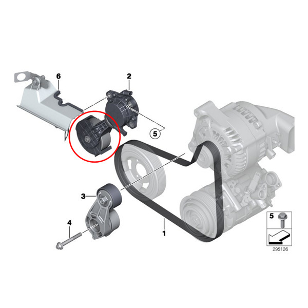 [優良品]BMW F20 116i 摩擦ホイール リペアプーリー N13 エンジン用 11287598832 11287598833 11287534400 11287571013 11287571014_画像2