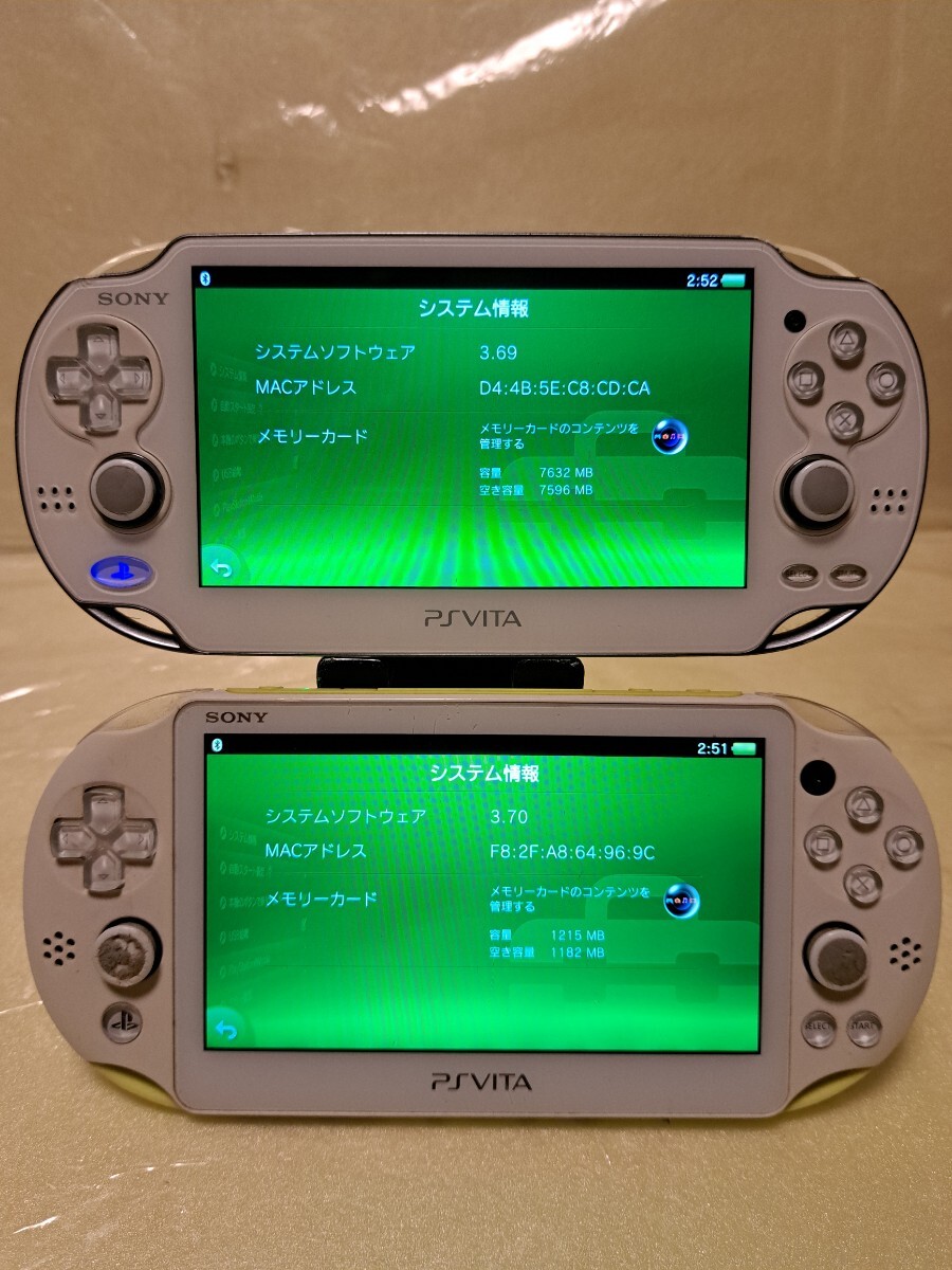 SONY PlayStation Vita PCH-1000 ; 2000 Wi-Fiモデル 初期化済み 動作確認済み 中古品の画像3