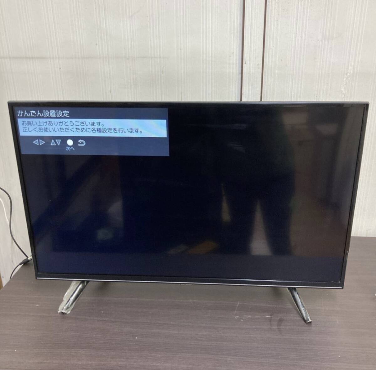 【動作確認・初期化済み！】GRANPLE グランプレ 32V型 ダブルチューナー搭載 液晶テレビ TV-56-C413 2021年製/T4073-Aの画像4