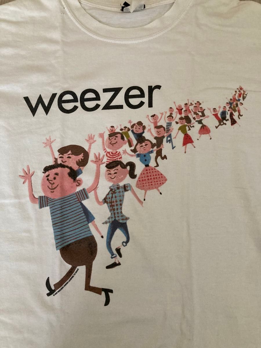 90s made in USA vintage weezer tシャツ バンT