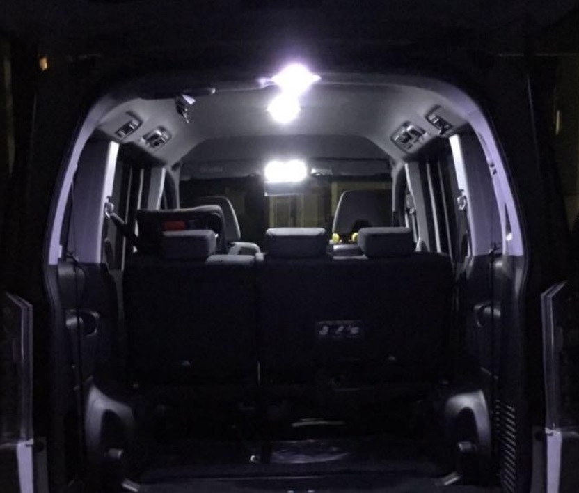 ハイゼットカーゴ クルーズ系 LED ルームランプ S320V S321V S330V S331V [H16.12～] ダイハツ 2点セット 室内灯 カスタム パーツ 車内灯_画像5