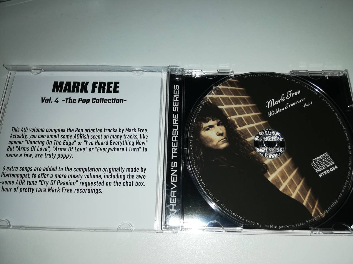 【激レアデモ音源集】MARK FREE / HIDDEN TREASURES VOL.4 -THE POP COLLECTION- アップテンポ曲のプロモ用音源 試聴サンプルありの画像3