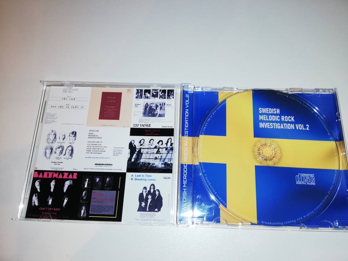 【北欧メロハー】SWEDISH MELODIC ROCK INVESTIGATION VOL.2 シングルのインスト以外のAB両面収録のコンピ盤 名曲だらけ 試聴サンプルありの画像3