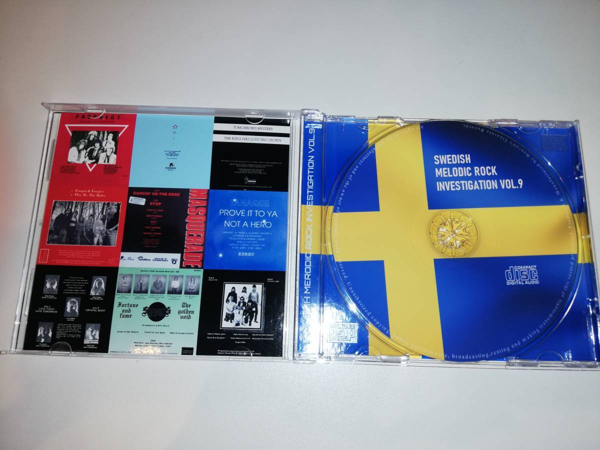 【北欧メロハー】SWEDISH MELODIC ROCK INVESTIGATION VOL.9 シングルのインスト以外のAB両面収録のコンピ盤 名曲だらけ 試聴サンプルありの画像3