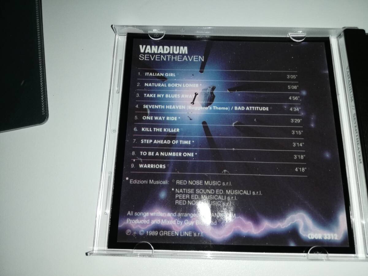【イタリア産メロハー名盤】VANADIUM / SEVENTHEAVEN 北欧メロハーのような透明感 板起こしでないCD音源 試聴サンプルありの画像3
