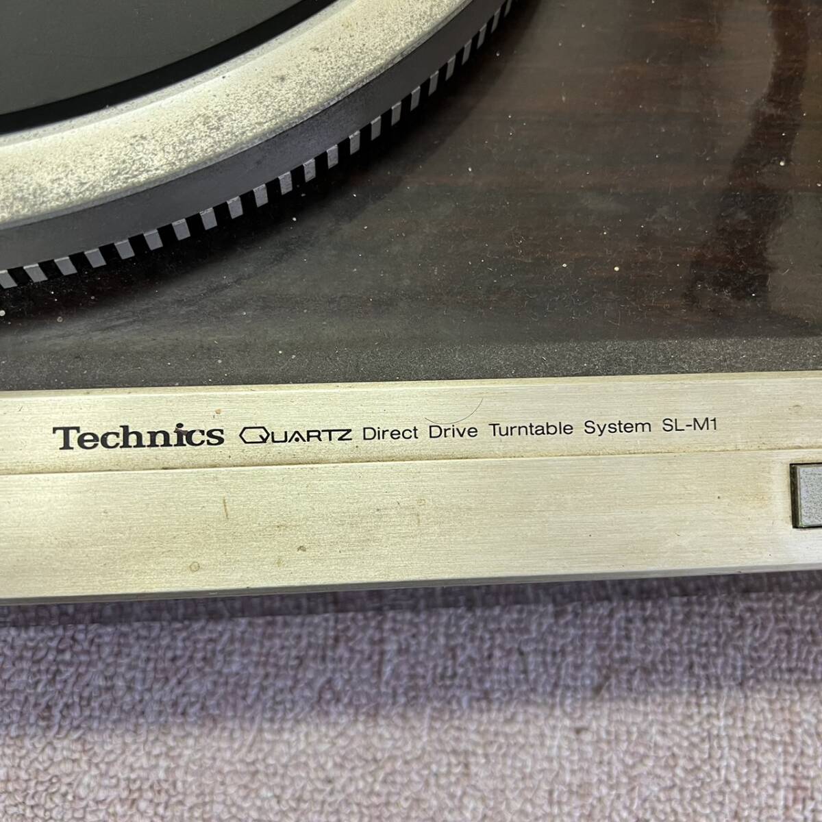 Technics テクニクス SL-M1 ダイレクトドライブ ターンテーブル audio-technica AT13E ターンテーブル SHURE M44G付の画像2