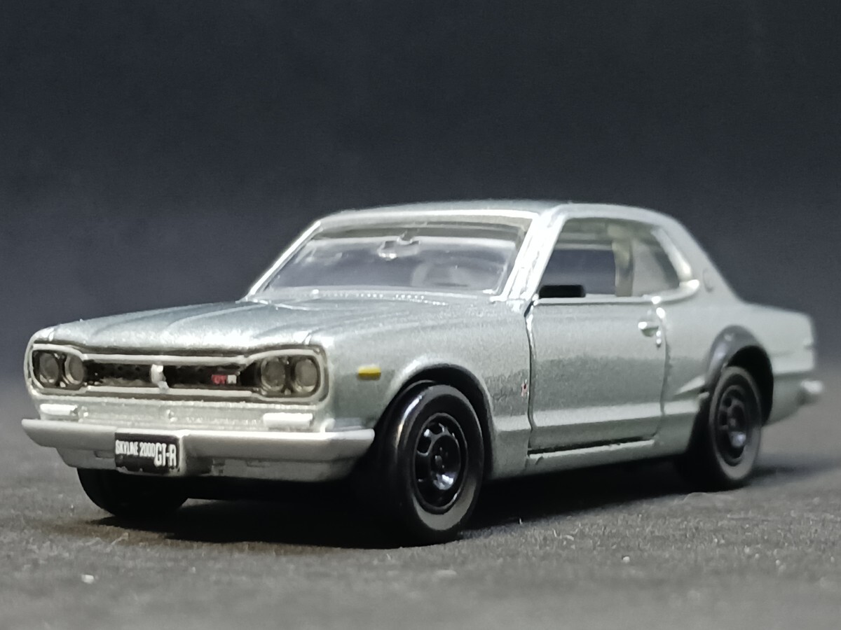 ◆トミカプレミアム(1/61)◆日産 スカイライン 2000GT-R(ハコスカ/銀)◆箱なし/ルース/小傷有★夢屋TP071★_画像1