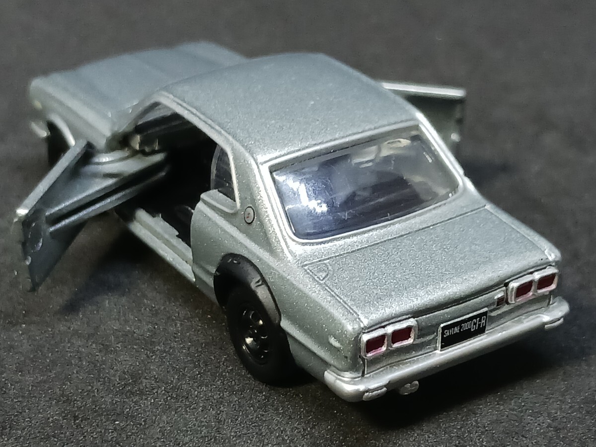 ◆トミカプレミアム(1/61)◆日産 スカイライン 2000GT-R(ハコスカ/銀)◆箱なし/ルース/小傷有★夢屋TP071★_画像4