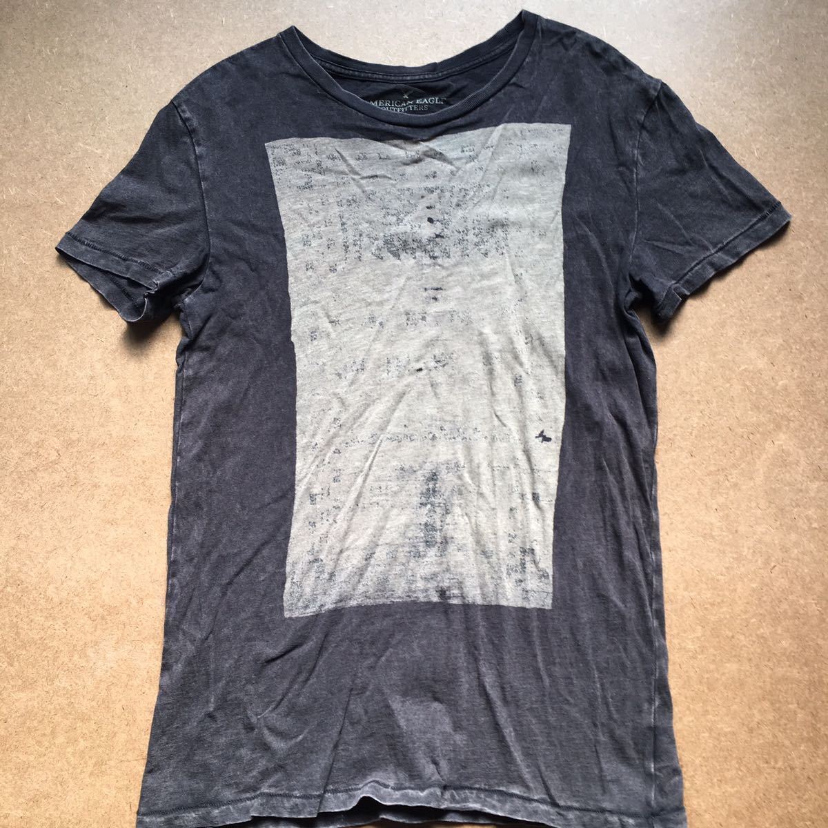 3-2 AMERICAN EAGLE イラストTシャツ グレー S メンズ アメリカンイーグル_画像1