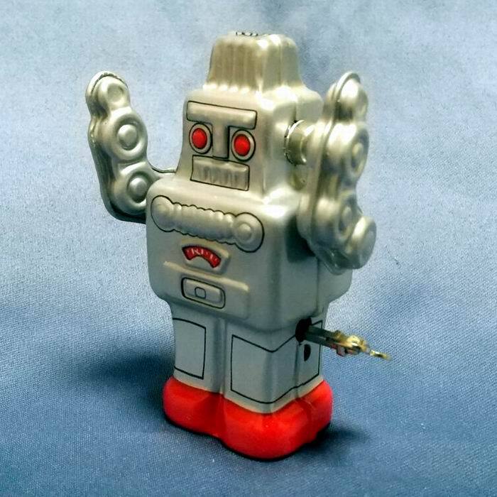 tin toy robot (zen my type window up action ) height : approximately 8cm made in Japan tin plate. toy Showa Retro / tin plate shop [ new goods ]