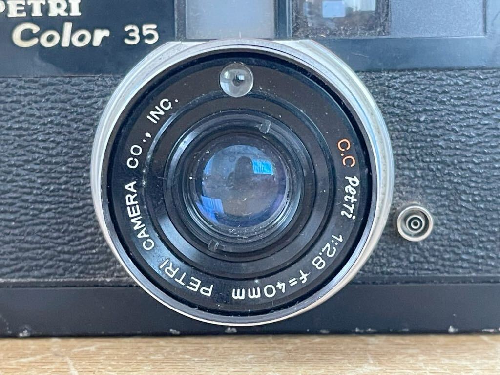 【ジャンク】PETRI Color35ペトリカラー35 ブラック本体 動作未確認 現状渡し コンパクトカメラの画像2