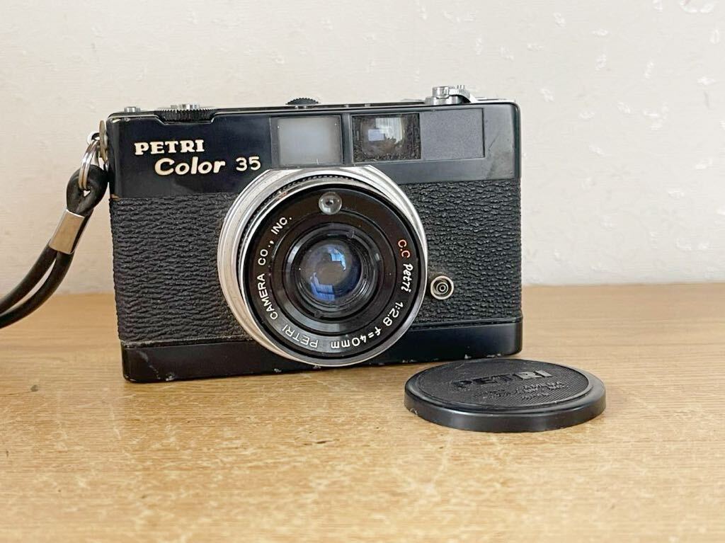 【ジャンク】PETRI Color35ペトリカラー35 ブラック本体 動作未確認 現状渡し コンパクトカメラの画像1