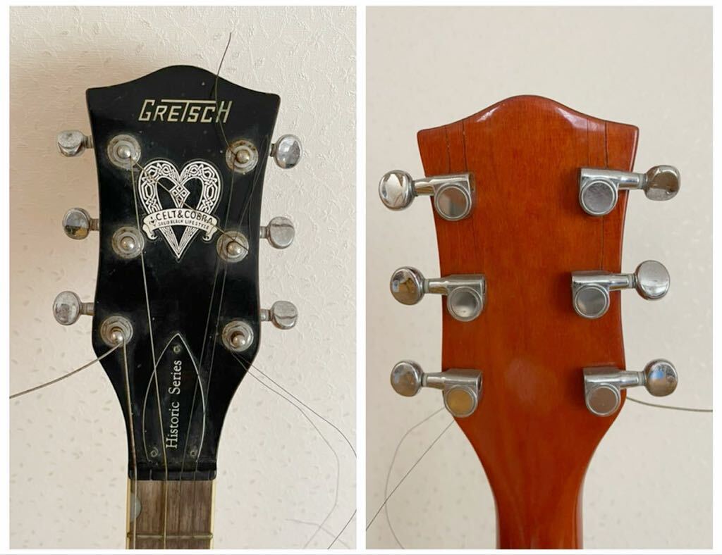 【ジャンク】中古Gretsch グレッチ HISTORIC SERIES G3140エレキギター 本体のみ 動作未確認 状態悪い部品取り前提の画像5