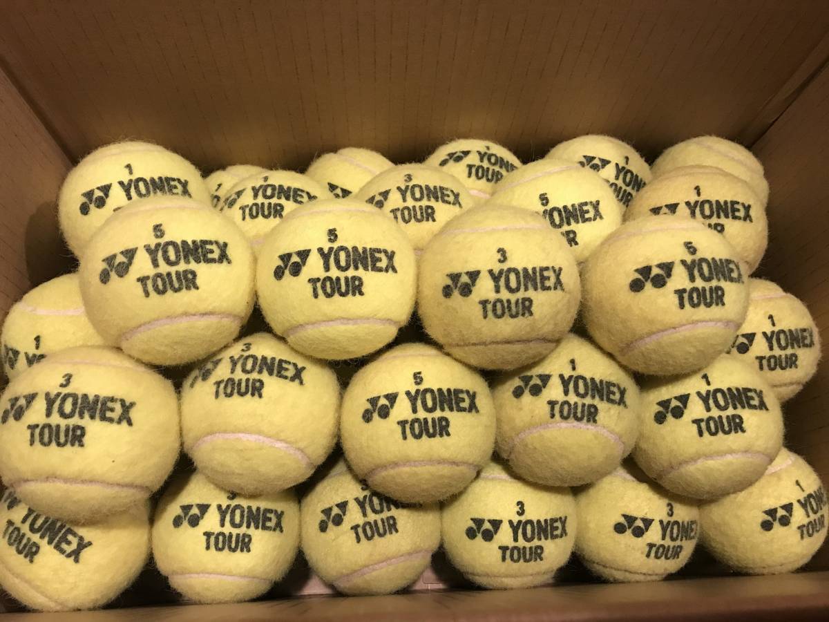 YONEX TOUR ヨネックスツアー 砂入り人工芝使用セットボール 100個_画像1