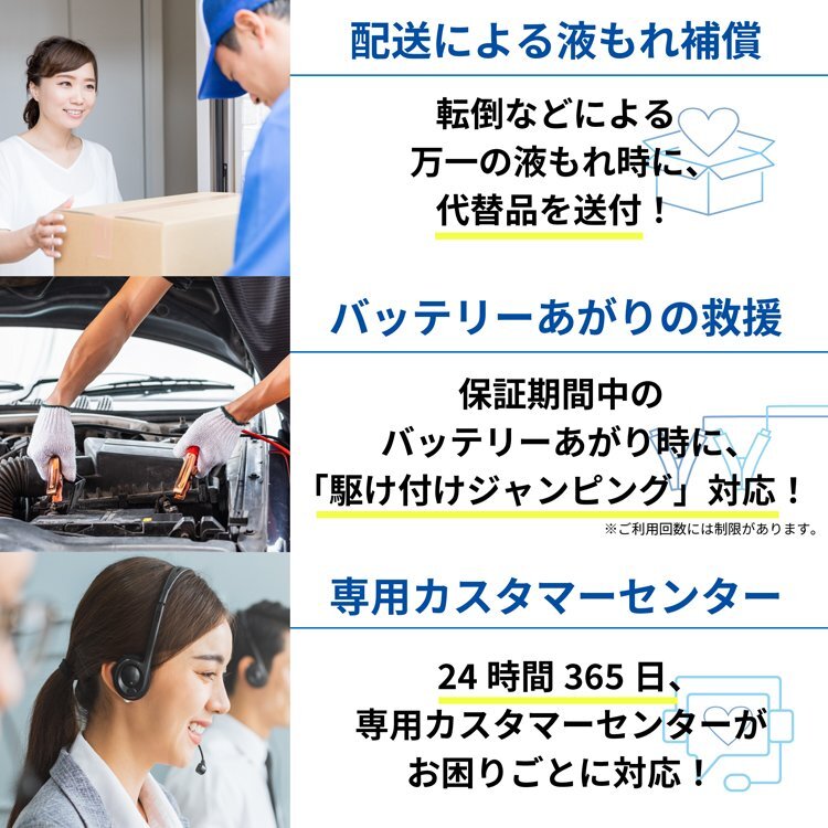 メーカー安心サポート アイドリングストップ バッテリーカオス N-M65R/A4 送料・代引手数料無料 返品交換不可 1～2日で出荷予定(土日祝除_画像7