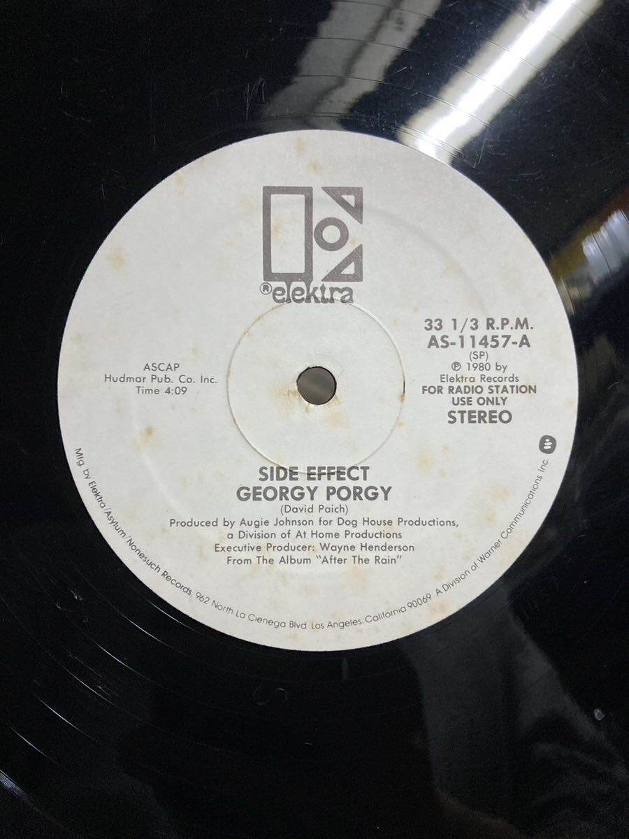 12' US盤オリジナル プロモ Side Effect Georgy Porgy AS-11457_画像2