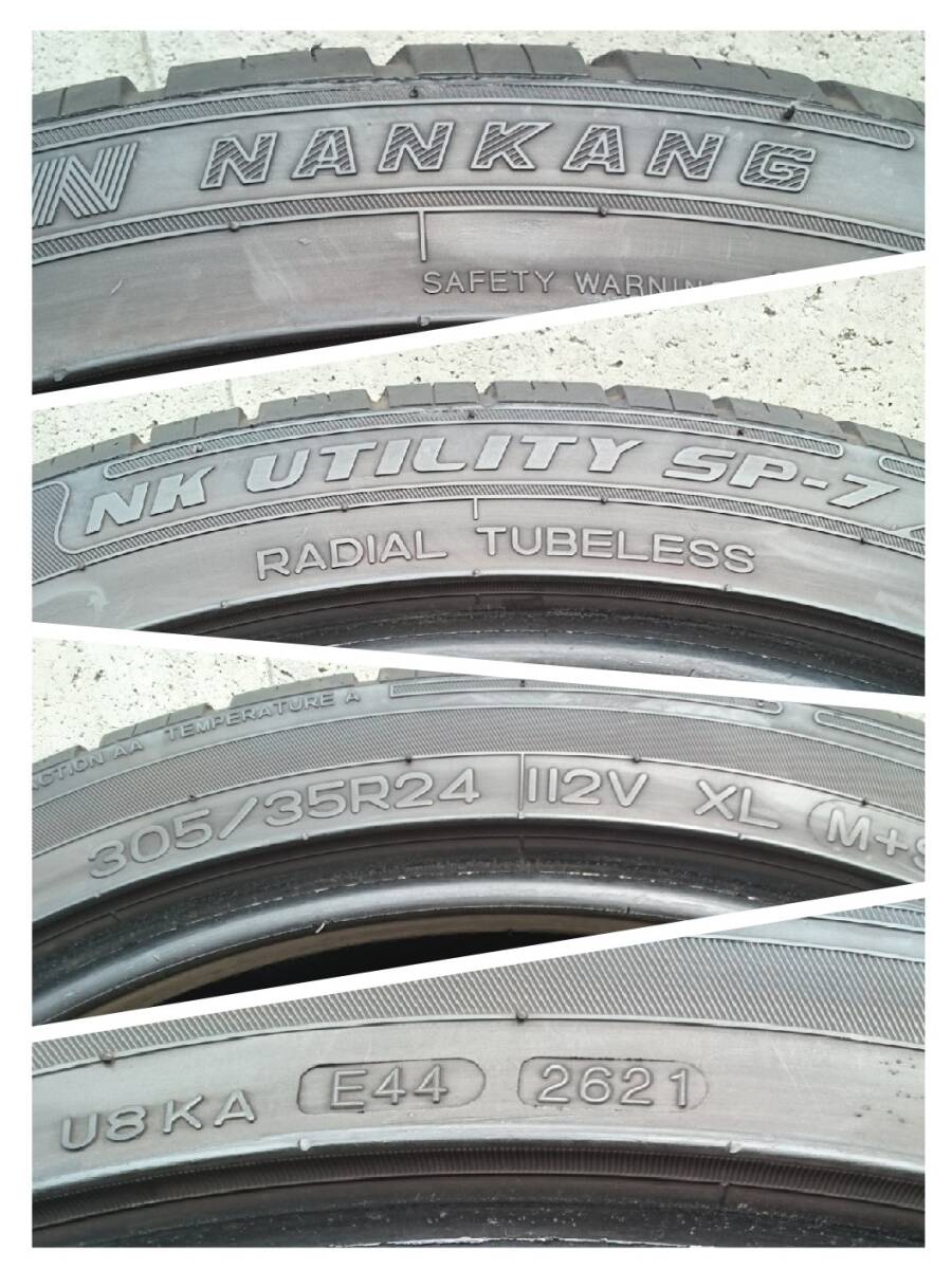 ☆ナンカン NK UTILITY SP-07 305/35R24 2021年製造 4本 送料(注) ☆_画像10