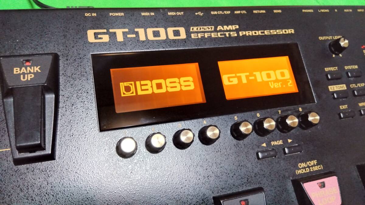 BOSS GT-100 Ver.2 マルチエフェクター COSM Amp Effects Processor roland ボス zoom ローランドの画像1